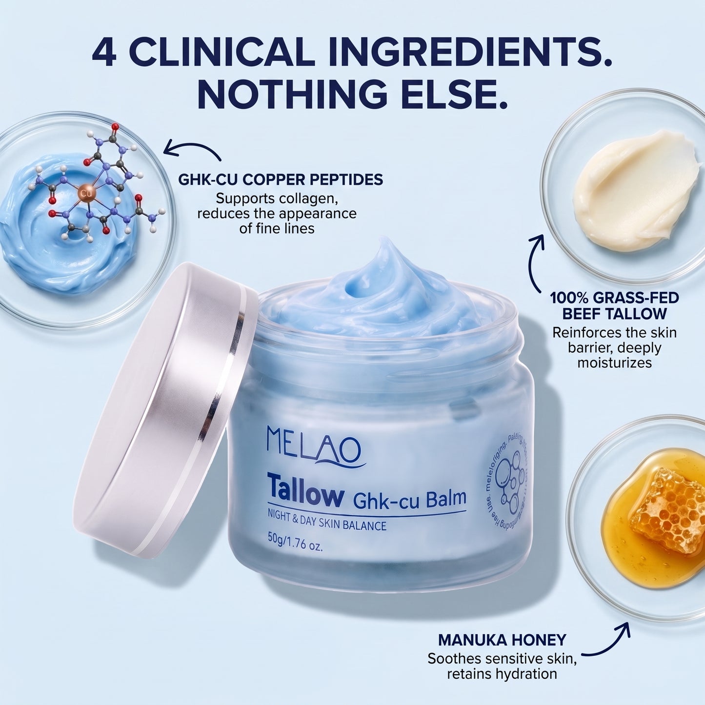 Copper Peptide Tallow Balm