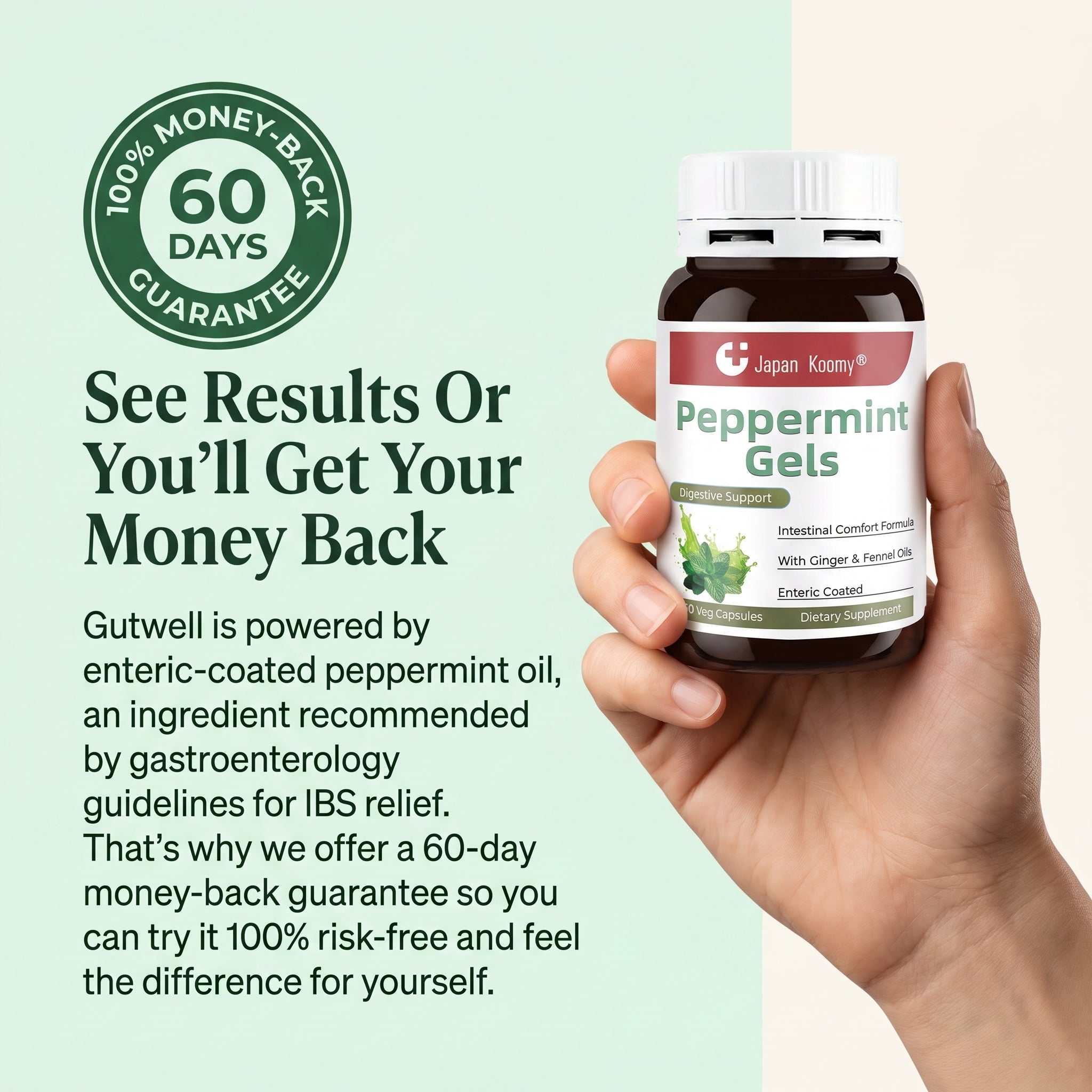 Gutwell Peppermint Oil Capsules