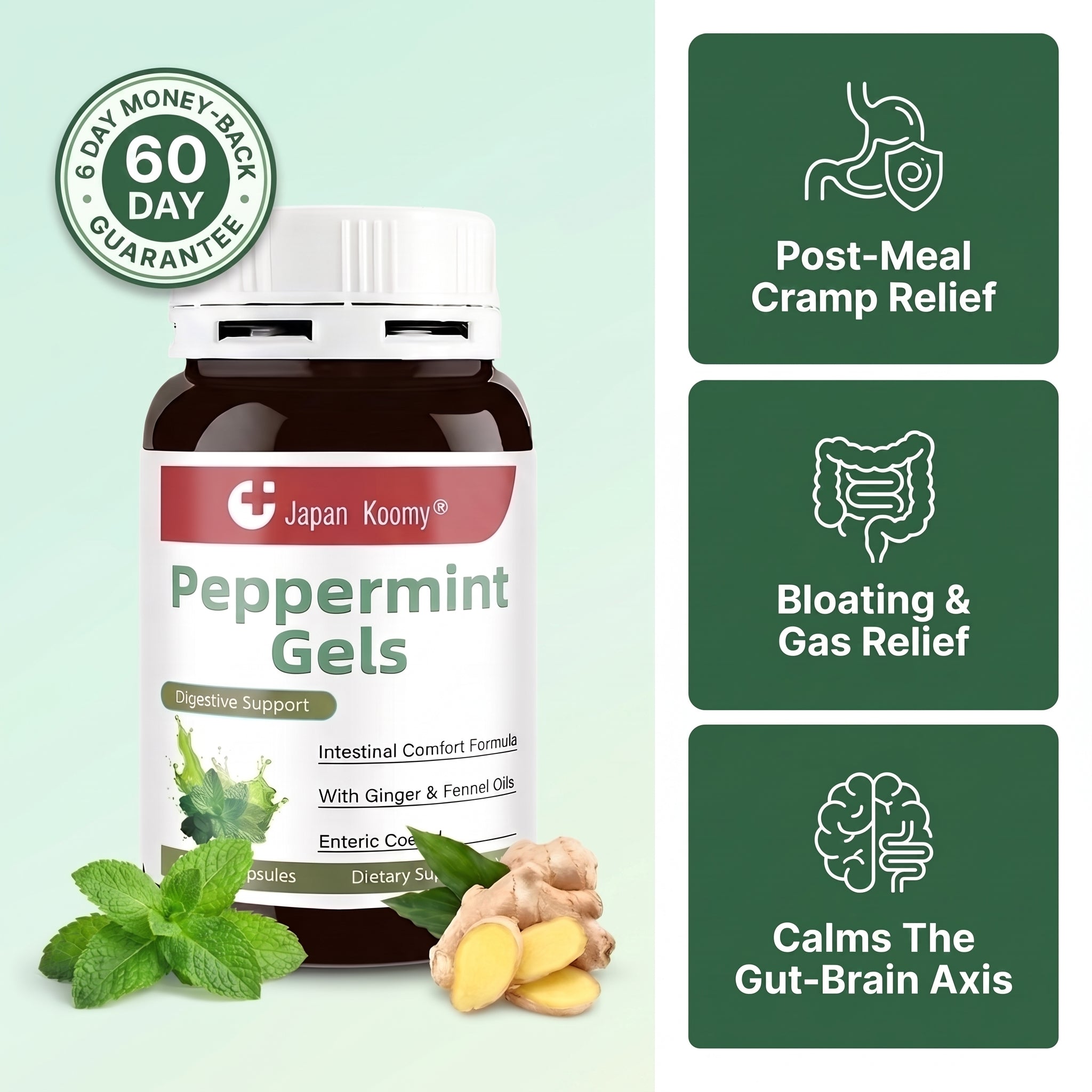 Gutwell Peppermint Oil Capsules